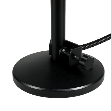 Levede Desktop Microphone Stand Adjustable Pop Filter Shock Mount Base Kit Black-2050056791613640709