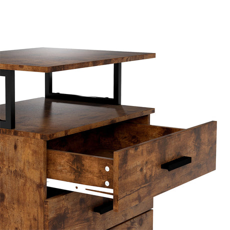 Levede Mobile File Cabinet 3 Drawers Home Office Desk-2006732762572263429