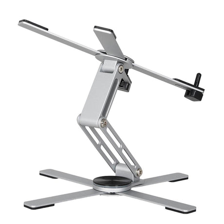 Levede Portable Laptop Stand 360 Rotating Bracket Foldable Aluminum Desk Riser-2050056791982739461