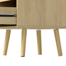 Levede 2x Bedside Tables Set Wooden Side Table Nigntstand Bedroom Rattan Drawers-2050056763503415301