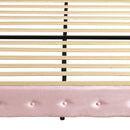 Levede King Floating Bed Frame LED Headboard USB Pink-2050056739193229317