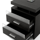 Levede Smart Bedside Table Charging Station Motion Sensor Modern Nightstand-2050056780108664837