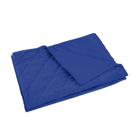 Double Blue  Weighted Blanket Cover