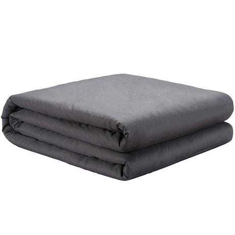 DreamZ Single Dark Grey 9kgs Polyester Weighted Blanket