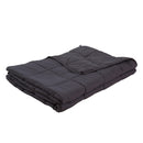 DreamZ Double Dark Grey 11kgs Polyester Weighted Blanket