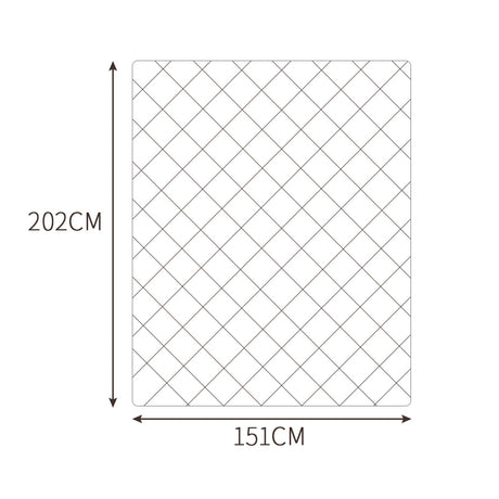 Double Blue  Weighted Blanket Cover