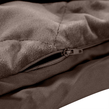 DreamZ 2KG Kids Anti Anxiety Weighted Blanket Gravity Blankets Mink Colour