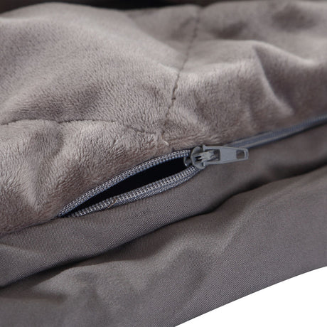 DreamZ Grey 11kgs Weighted Blanket in Grey Colour