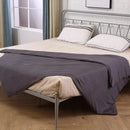 DreamZ Double Dark Grey 11kgs Polyester Weighted Blanket