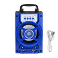 Portable bluetooth Subwoofer Speaker TF Card U Disk Music Player FM Radio Microphone for Meeting Dance Party Lecture