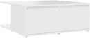 Coffee Table Home Indoor Living Room Storage Drawer Accent End Coffee Side Couch Center Table Furniture High Gloss Grey Chipboard