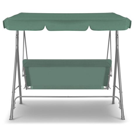 Outdoor Steel Swing Chair - Dark Green (1 Box)