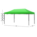 Mountview Gazebo Tent 3x6 Outdoor Marquee Gazebos Camping Canopy Wedding Green