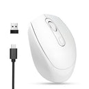 HXSJ M107 Mouse 2.4GHz Wireless 1600DPI Rechargeable Mice with USB Receiver for PC Laptop Computer