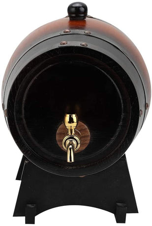 Wine Barrel, Wine Bucket, Oak Wood Vintage for Home with Faucet Hotel Wine Accessories
