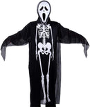 Ghost Bones Clothes for Halloween Dance Costume Party Cosplay Masquerade Skeleton Cloak Adult/Child