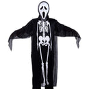 Ghost Bones Clothes for Halloween Dance Costume Party Cosplay Masquerade Skeleton Cloak Adult/Child