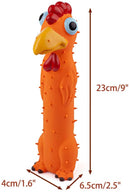 Chiwava 3 Pack 9" Squeaky Latex Dog Toys Standing Stick Animal Puppy Fetch Interactive Play for Small Medium Dogs