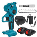 Drillpro 6 Inch Electric Chain Saw Portable Chainsaws Cutter Woodworking Tool W/ 1pc or 2pcs Battery