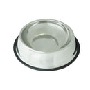 Stainless Steel Dog Bowl - Rust Resistant with Slip-Free Rubber Base, Puppy or Dog Bowl, Size Large One pack