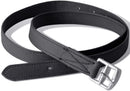 Horse Riding Saddle Set Real Leather 5-in-1 Black/Brown Multi Sizes Black 7.1” (18 cm)