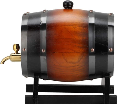 Wine Barrel, Wine Bucket, Oak Wood Vintage for Home with Faucet Hotel Wine Accessories