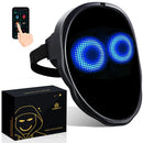 MEGOO Led Mask with Bluetooth Programmable App,Shining Led Light Up Face Mask for Adult Kid Halloween Masquerade Party