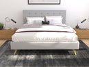 Stelz Fabric Frame Stone Grey King