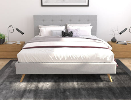 Stelz Fabric Frame Stone Grey King
