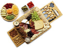 Unique Cheese Board Birthday Gifts for Women - Bamboo Cheese Platter with Knife Set Perfect as House Warming Present for New Home Kitchen Gifts Wedding Gifts for Couple