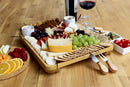 Unique Cheese Board Birthday Gifts for Women - Bamboo Cheese Platter with Knife Set Perfect as House Warming Present for New Home Kitchen Gifts Wedding Gifts for Couple