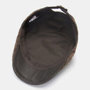 Men Newsboy Hats Color Lattice Stripe Splicing Fashion Casual Berets Cabbie Hat