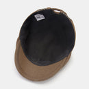Men Newsboy Hats Knitted Splicing Curved Brim Adjustable Berets Driver Hat