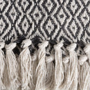 DII Rustic Farmhouse Cotton Diamond Blanket Throw with Fringe for Chair, Couch, Picnic, Camping, Beach, & Everyday Use, 50 x 60 - Double Diamond Mineral Contemporary Mineral