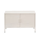 ArtissIn Buffet Sideboard Locker Metal Storage Cabinet - BASE White