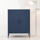 ArtissIn Buffet Sideboard Locker Metal Storage Cabinet - SWEETHEART Blue