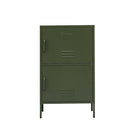 ArtissIn Double Storage Cabinet Shelf Organizer Bedroom Green