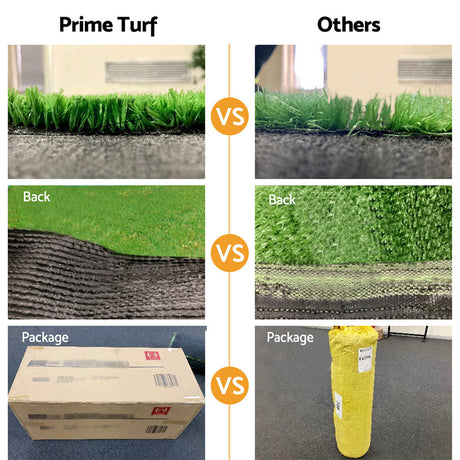 Primeturf Artificial Grass Synthetic 20 SQM Fake Lawn 17mm 1X10M