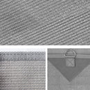 4.9M Caravan Privacy Screens 1.95m Roll Out Awning End Wall Side Sun Shade