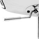 Artiss Set of 2 PU Leather Patterned Bar Stools - White and Chrome