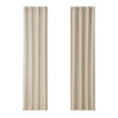 Artiss 2X Blockout Curtains Blackout Window Curtain Eyelet 140x230cm Beige