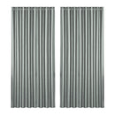 Artiss 2X Blockout Curtains Blackout Window Curtain Eyelet 300x230cm Grey