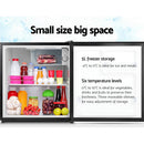 Devanti 48L Portable Mini Bar Fridge - Black