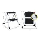 Double Folding Caravan Step Portable RV Accessories Ladder Camper Trailer Parts