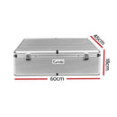 Embellir 1000 Disc Aluminium Storage Box - Silver