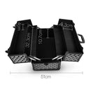 Embellir Portable Cosmetic Beauty Makeup Case - Diamond Black