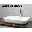 Cefito Ceramic Rectangle Sink Bowl - White