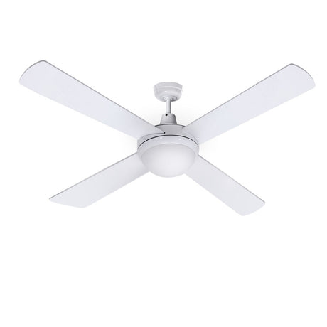 Devanti 52'' Ceiling Fan w/Light w/Remote Timer - White