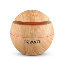 Devanti Aromatherapy Diffuser Aroma Essential Oils Air Humidifier LED Light 130ml