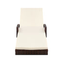 Gardeon Outdoor Sun Lounge - Brown